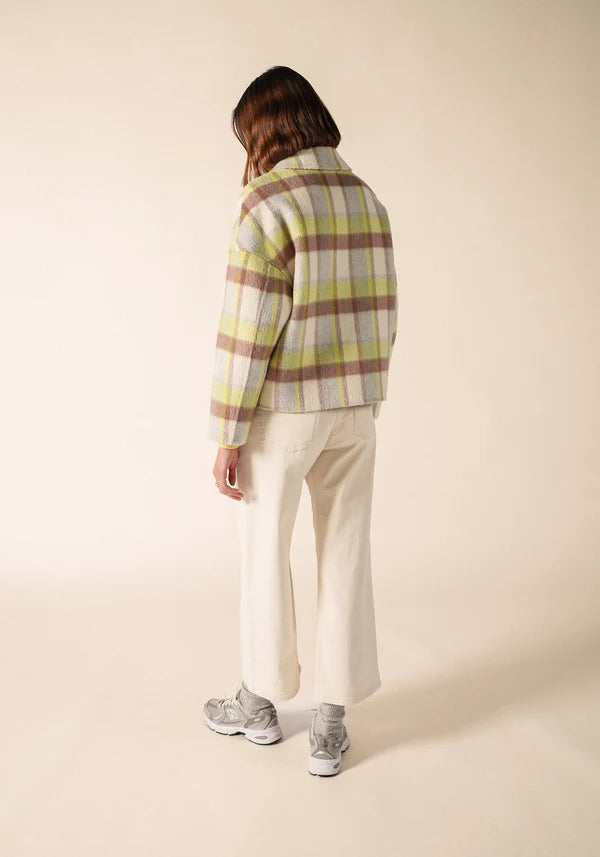 STE EMILIA JACKET "BLANC HIVER/BEIGE/AUBE"