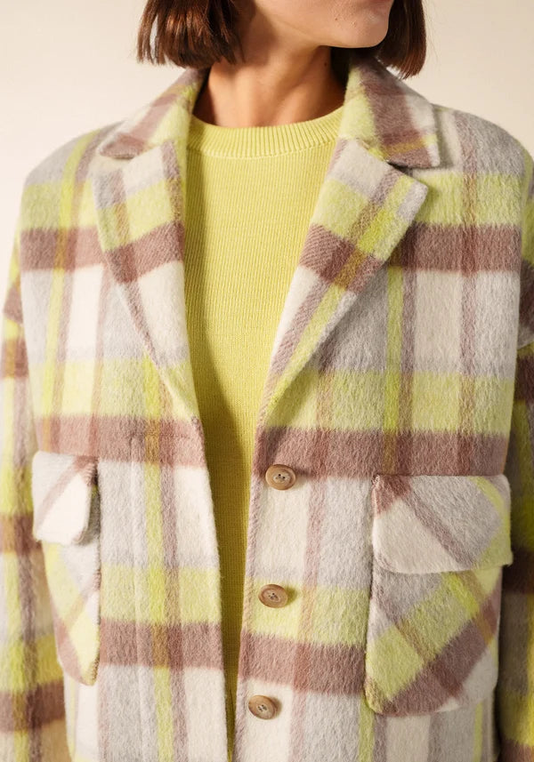 STE EMILIA JACKET "BLANC HIVER/BEIGE/AUBE"