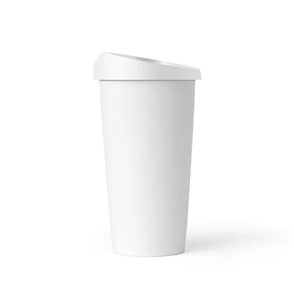 ANYTIME EMMA CUP WITH LID - PURE WHITE