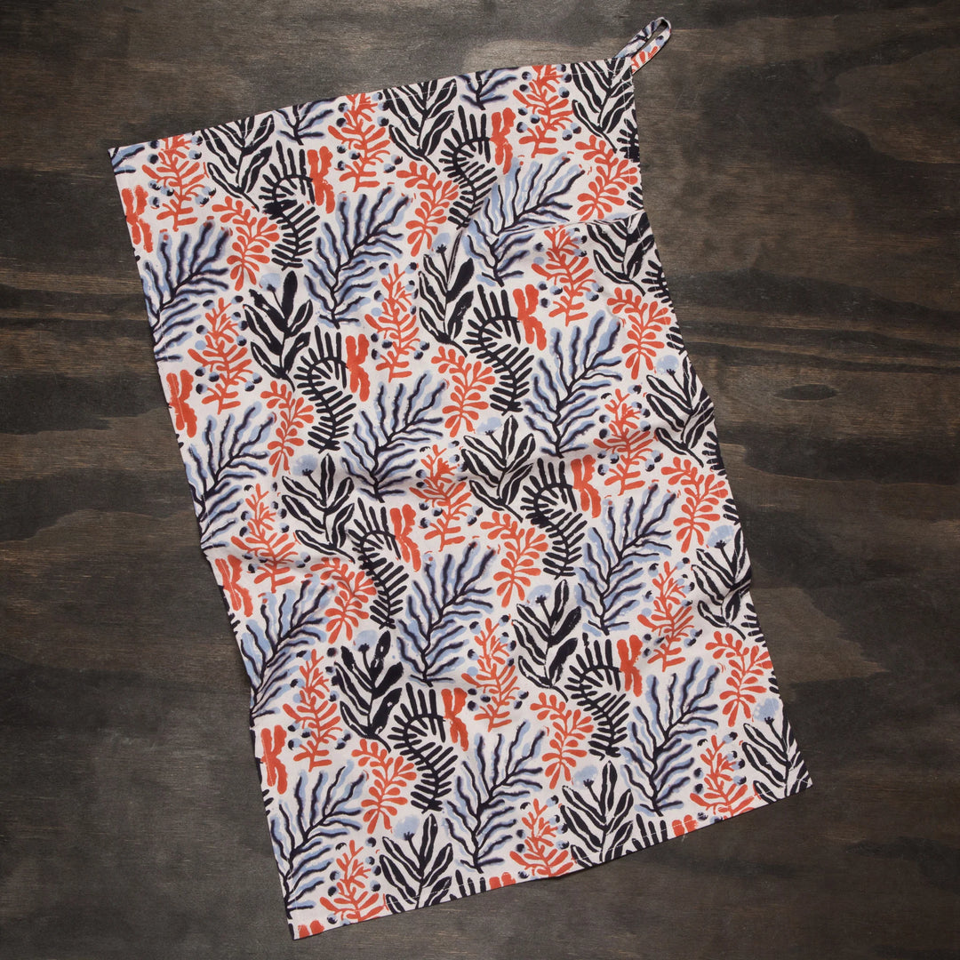 ENTWINE BLOCK PRINT DISHTOWEL