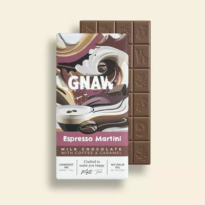 ESPRESSO MARTINI MILK CHOCOLATE BAR 80G