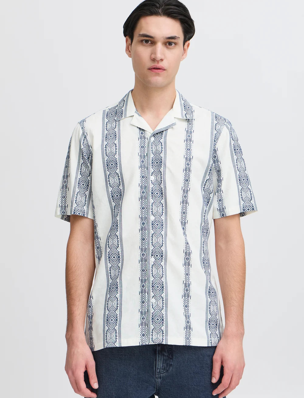 CFJAYDEN SS RC INKA SHIRT "ESTATE BLUE"