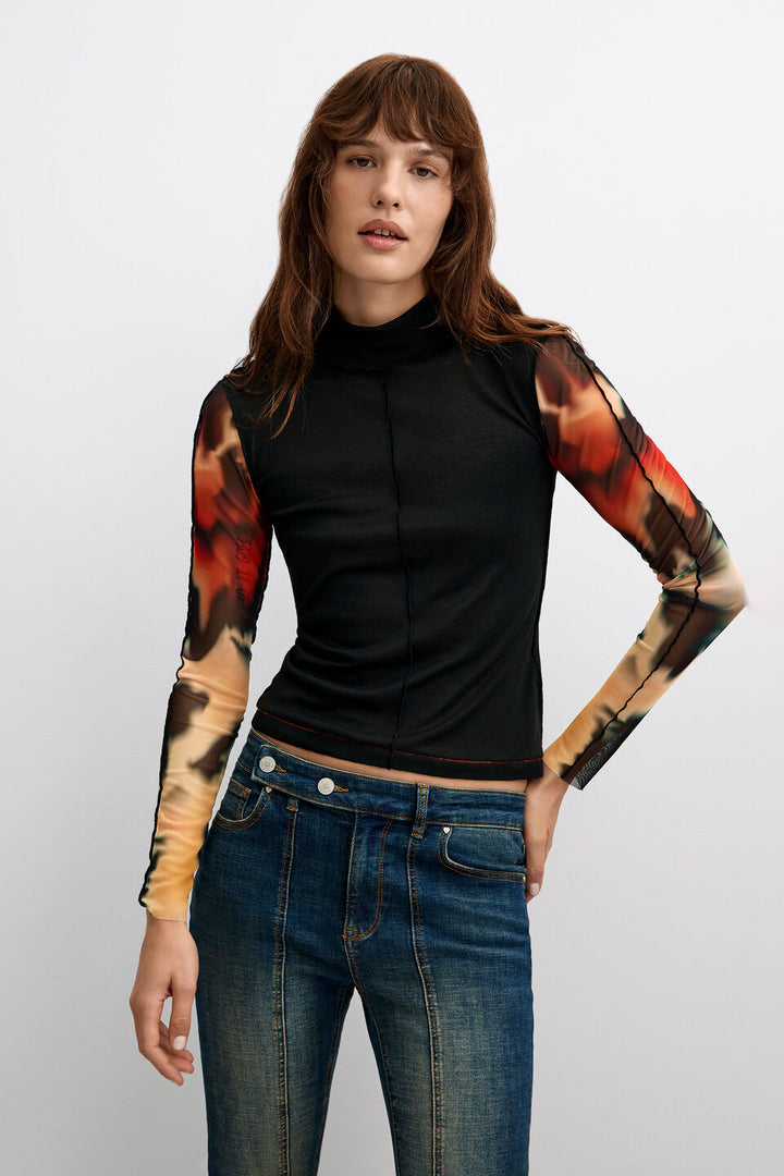 ESTOCOLMO PRINTED LONG-SLEEVE SHIRT