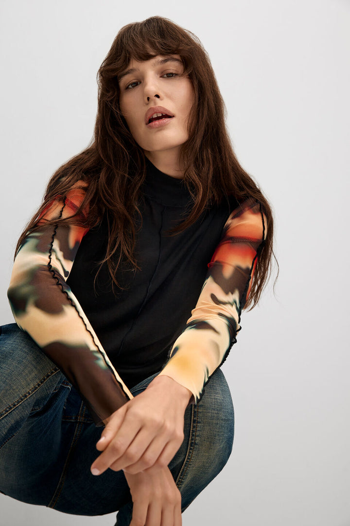 ESTOCOLMO PRINTED LONG-SLEEVE SHIRT