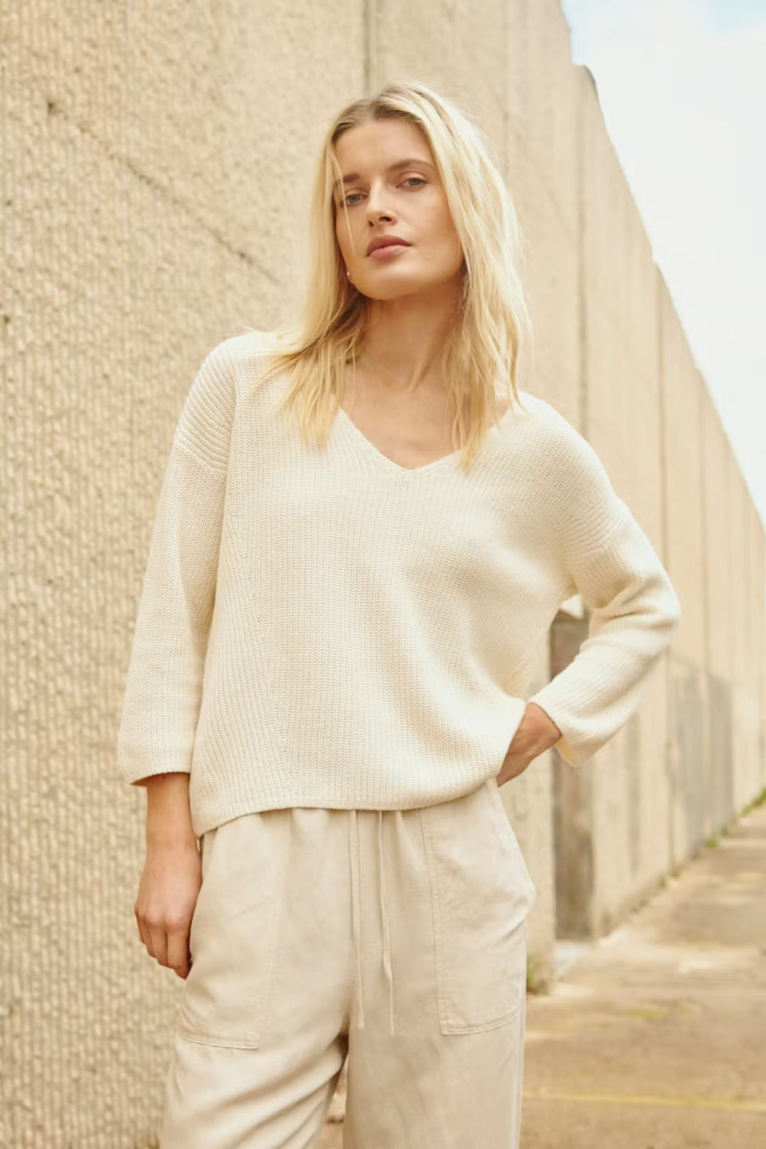 ETRONASPW PULLOVER "WHISPER WHITE"