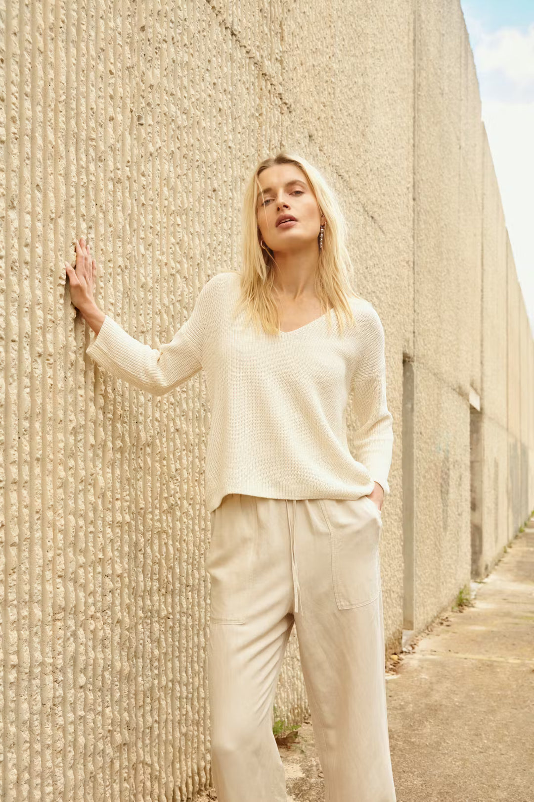 ETRONASPW PULLOVER "WHISPER WHITE"