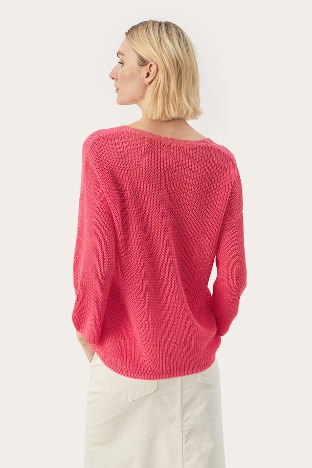 ETRONAPW KNITTED SWEATER "Claret Red"