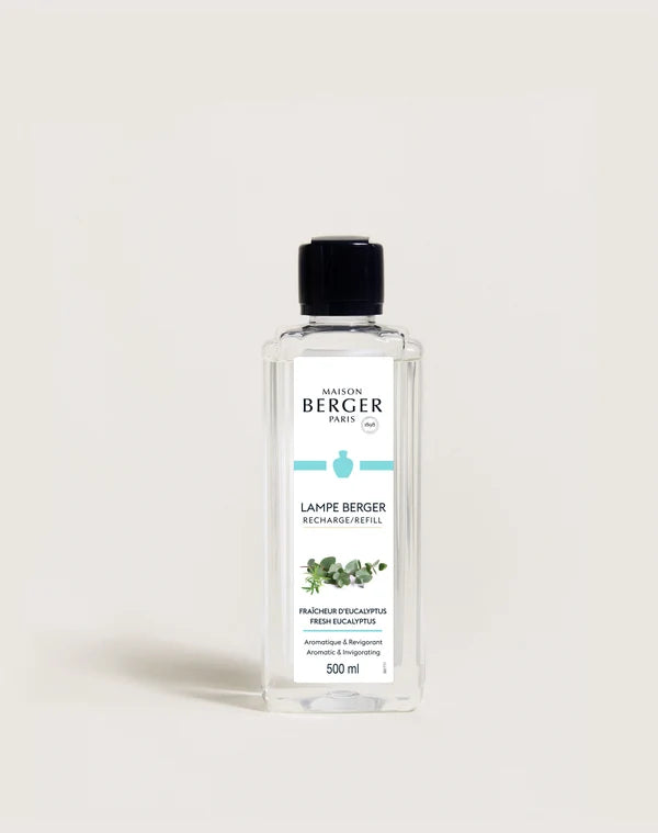 FRESH EUCALYPTUS FRAGRANCE LAMP REFILL 500ML