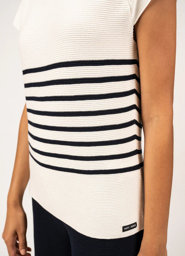 EVA KNIT STRIPED T-SHIRT