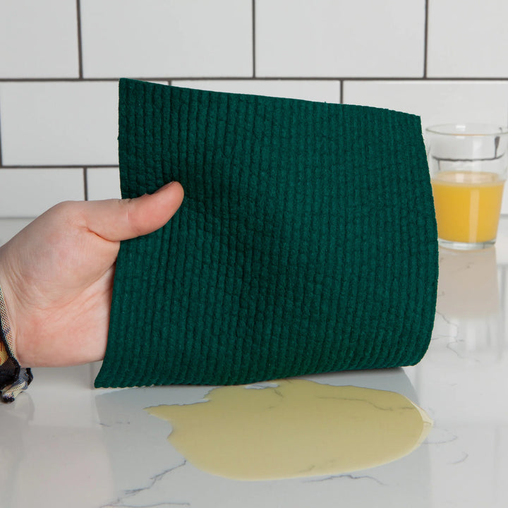 EVERGREEN AND BLOSSOM SWEDISH DISHCLOTHS - SET OF 2