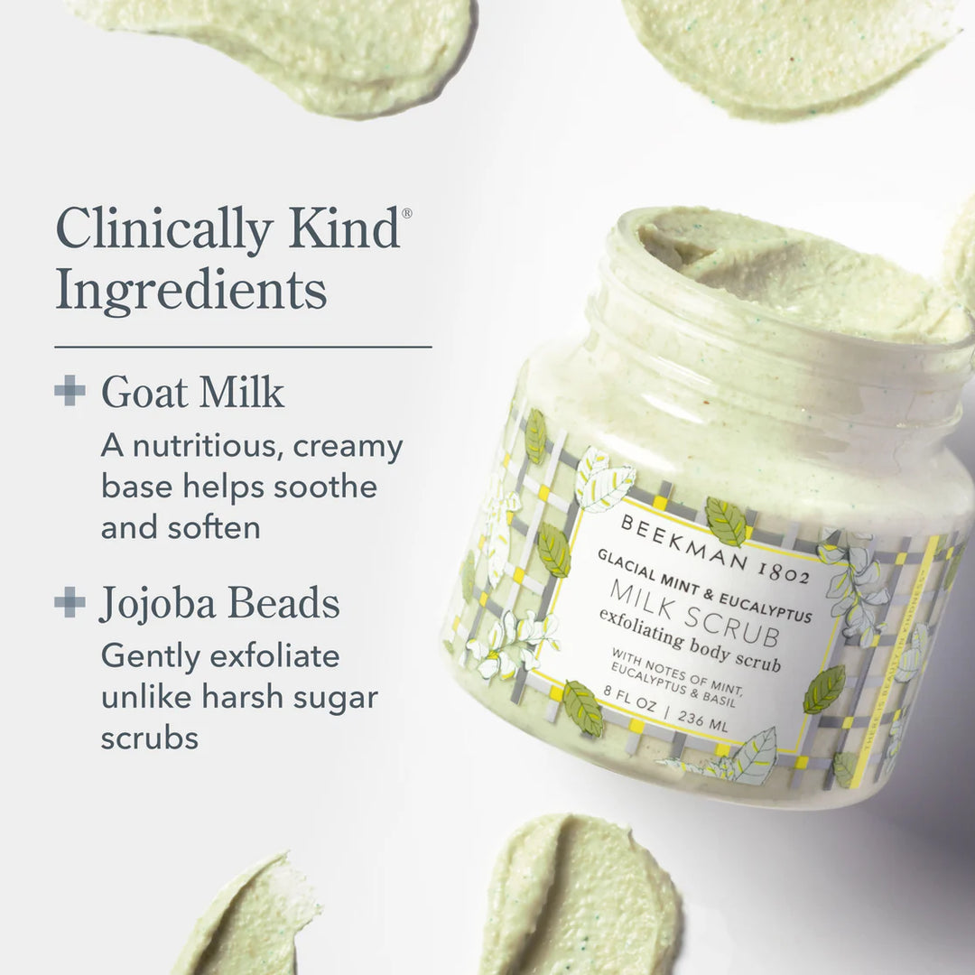GLACIAL MINT &amp; EUCALYPTUS EXFOLIATING BODY SCRUB