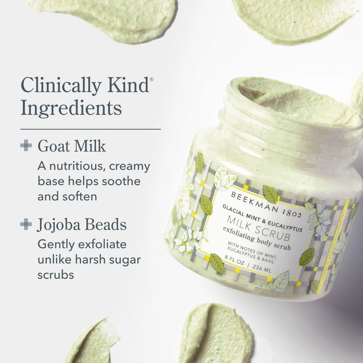 GLACIAL MINT &amp; EUCALYPTUS EXFOLIATING BODY SCRUB
