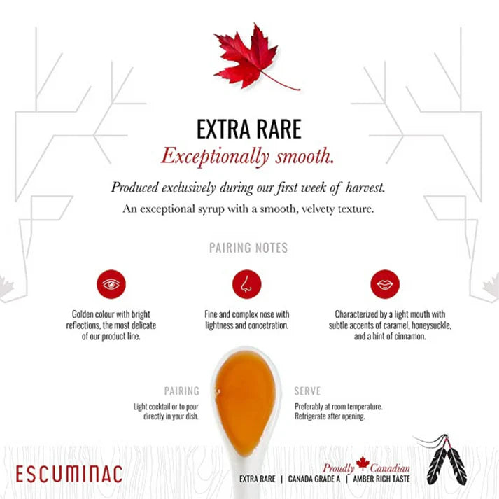 ORGANIC MAPLE SYRUP - EXTRA RARE 50ML