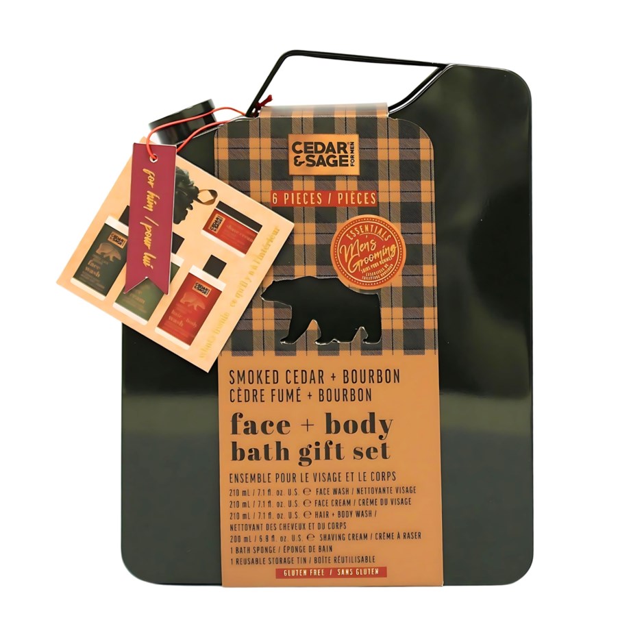 FACE BODY BATH GIFT SET - 6PC