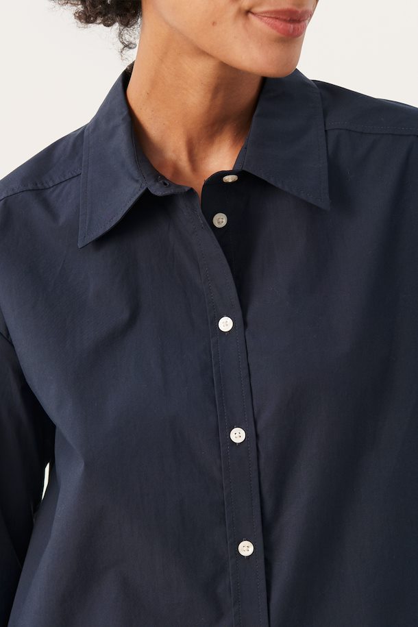 FESTINAPW OVERSIZED SHIRT "NAVY"