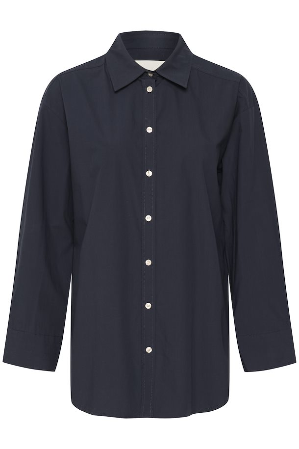 FESTINAPW OVERSIZED SHIRT "NAVY"