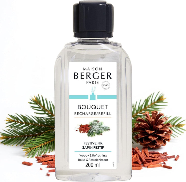 FESTIVE FIR REED DIFFUSER REFILL 200ML