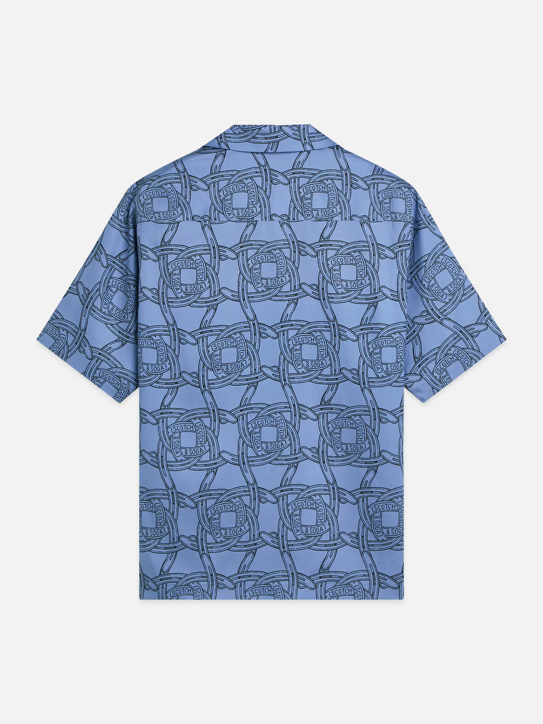 PRINTED RELAXED SHORT SLEEVE SHIRT "HORSESHOES INFINITY"