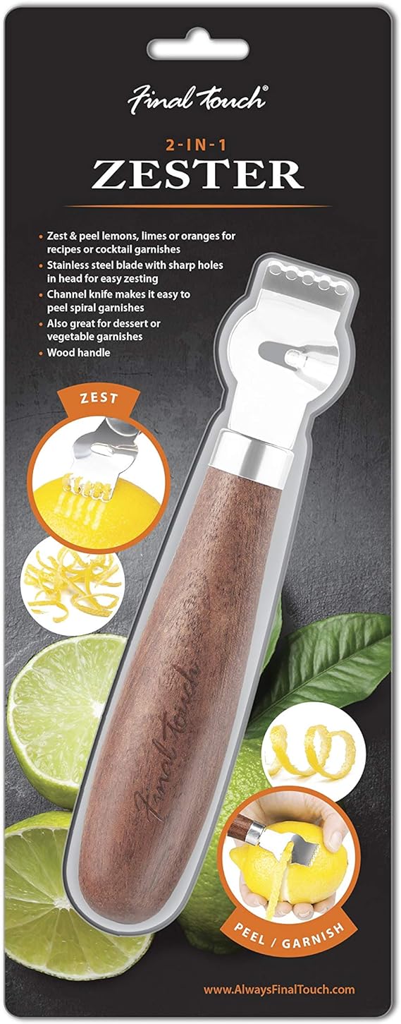 FINAL TOUCH 2-IN-1 ZESTER