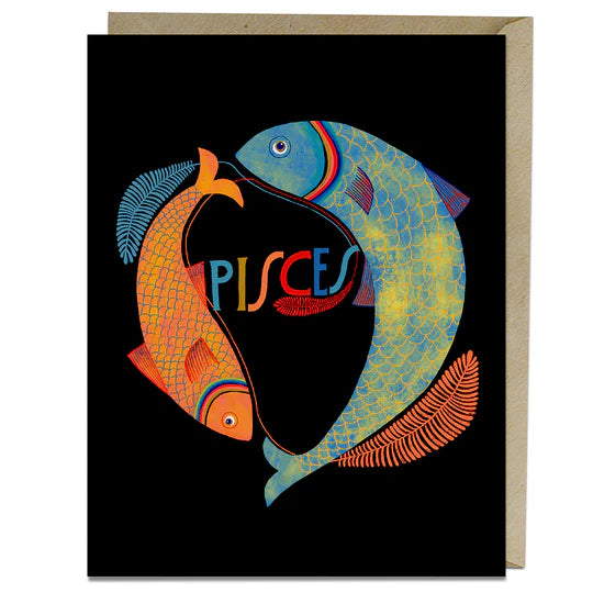 GREETING CARD - "PISCES"