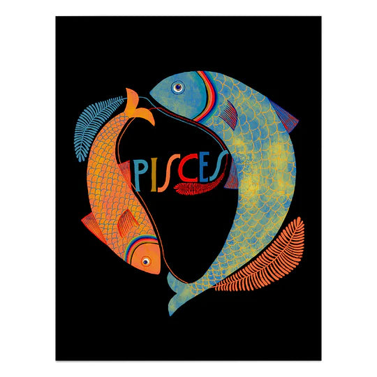 GREETING CARD - "PISCES"