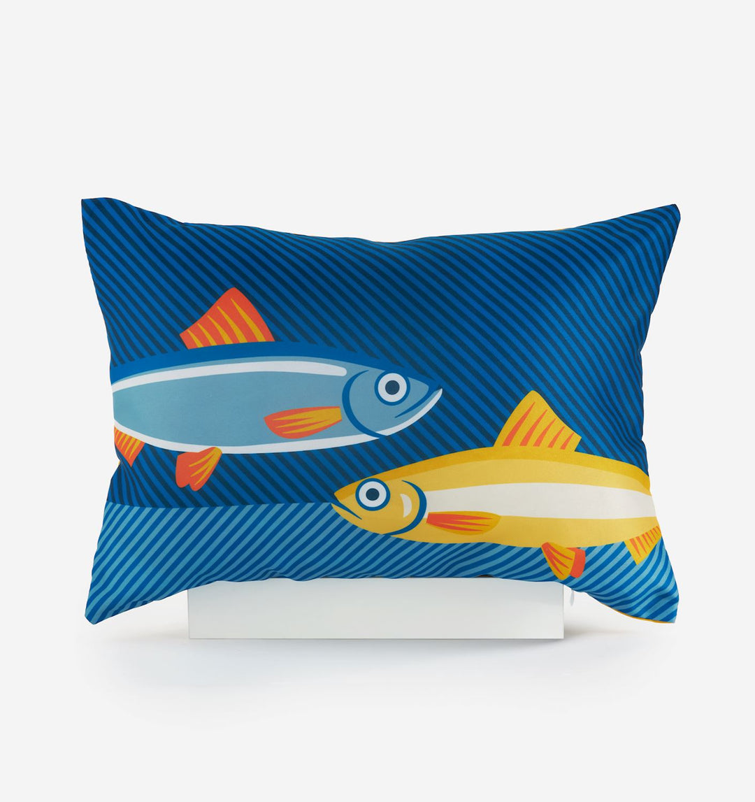 COLOURFUL FISH PILLOW