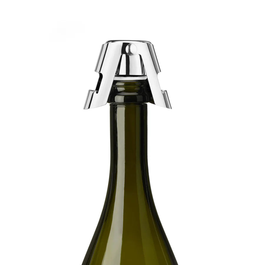 FIZZ CHAMPAGNE STOPPER IN CHROME