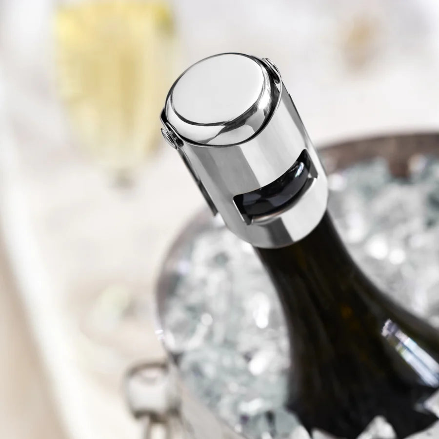 FIZZ CHAMPAGNE STOPPER IN CHROME