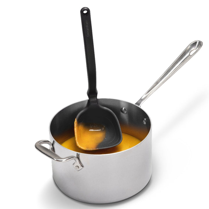 FLADLE FOLDING FLAT SCRAPING LADLE "BLACK"