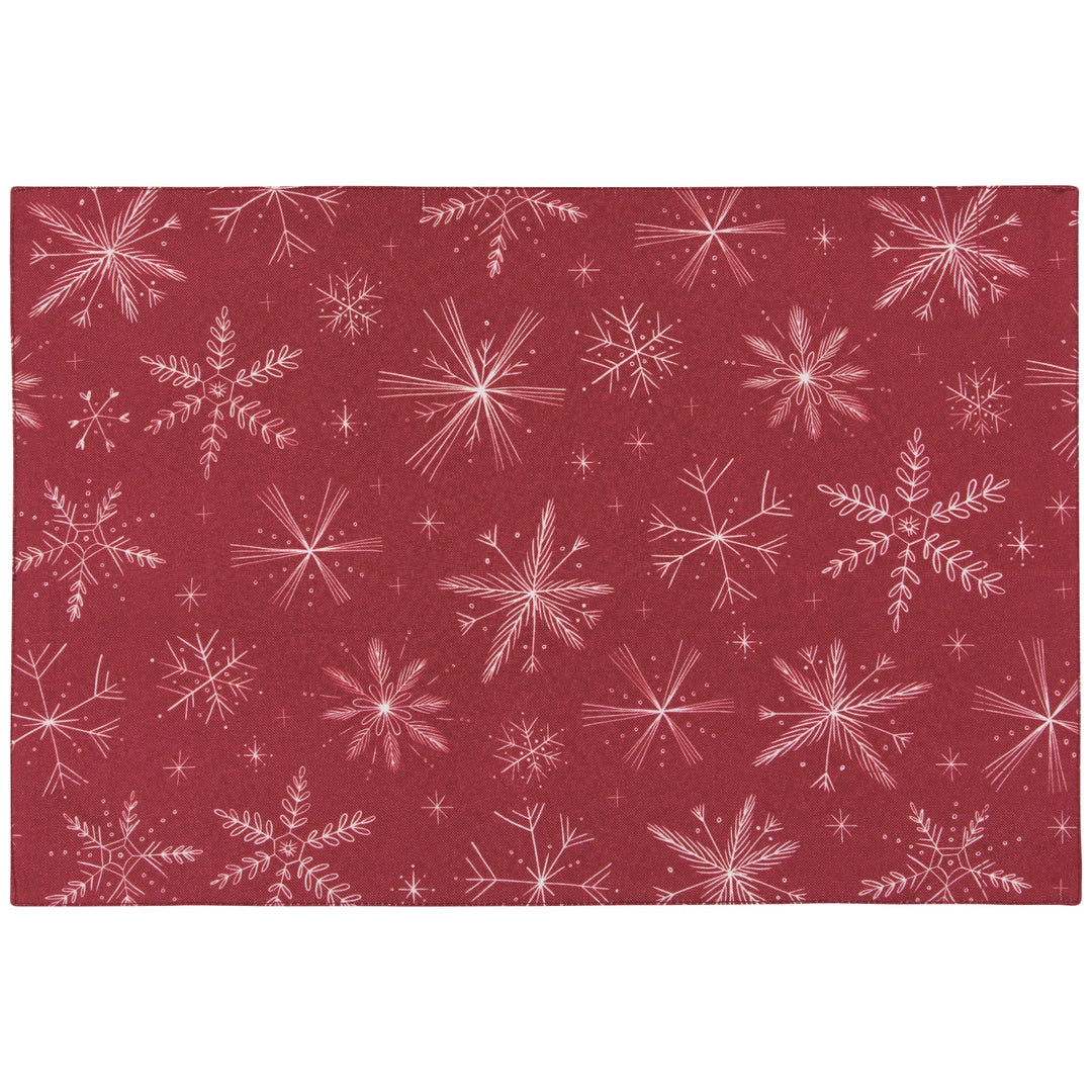 SNOWFLAKES CHRISTMAS PLACEMAT