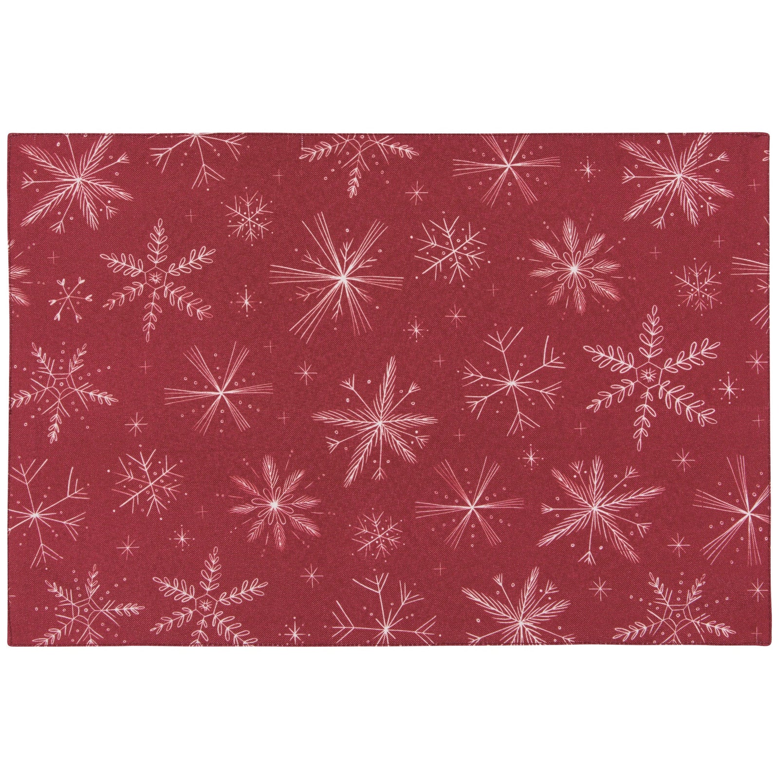 SNOWFLAKES CHRISTMAS PLACEMAT