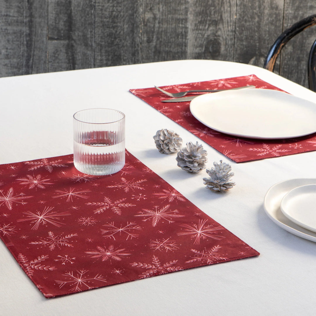 SNOWFLAKES CHRISTMAS PLACEMAT