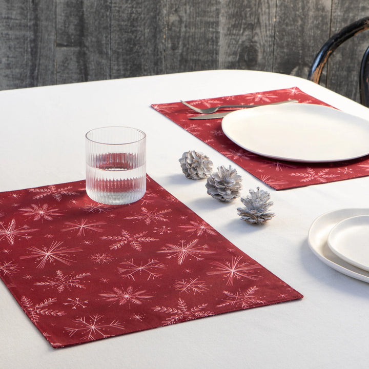 SNOWFLAKES CHRISTMAS PLACEMAT