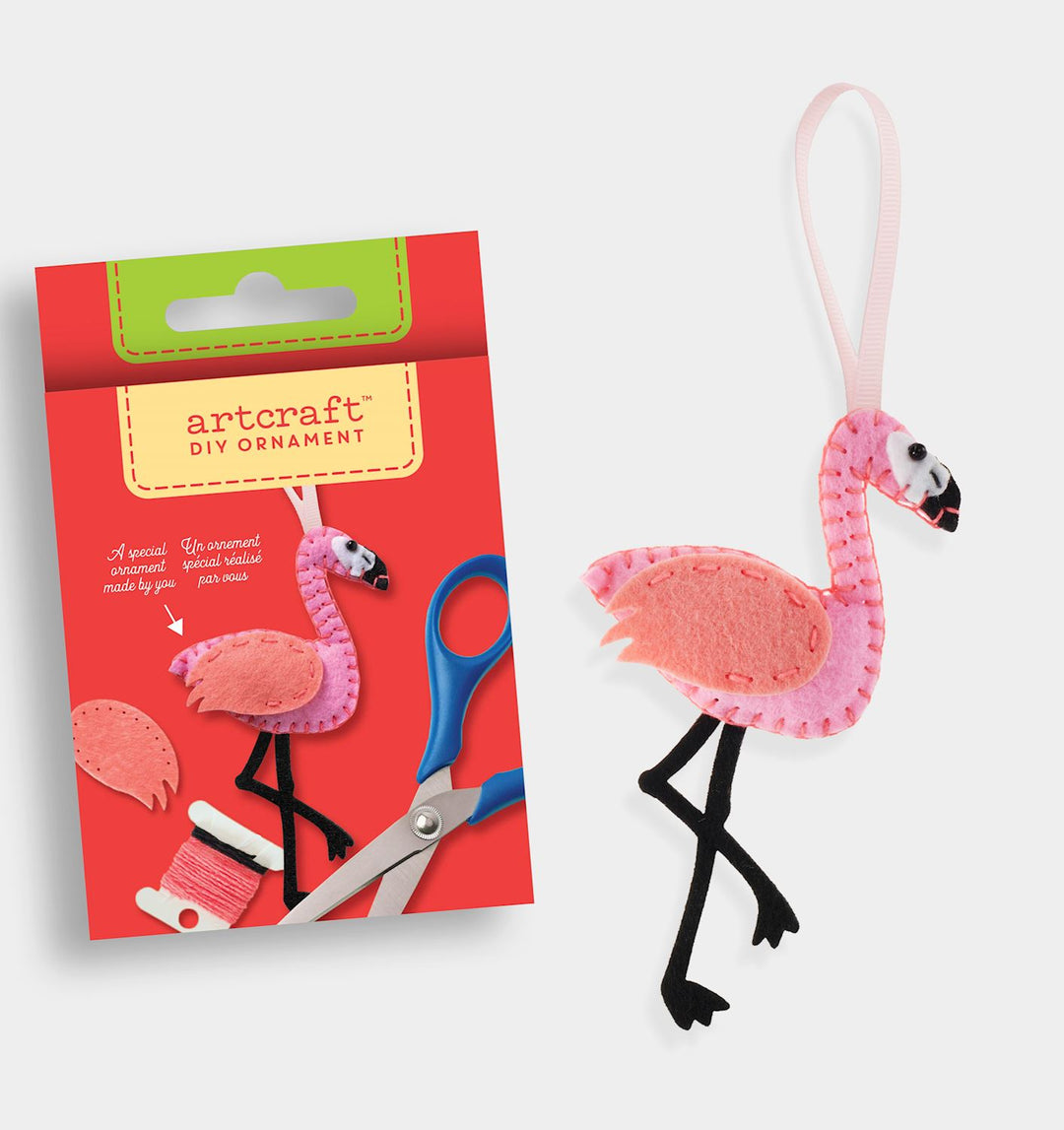 DIY ORNAMENT FELT KIT - FLAMINGO