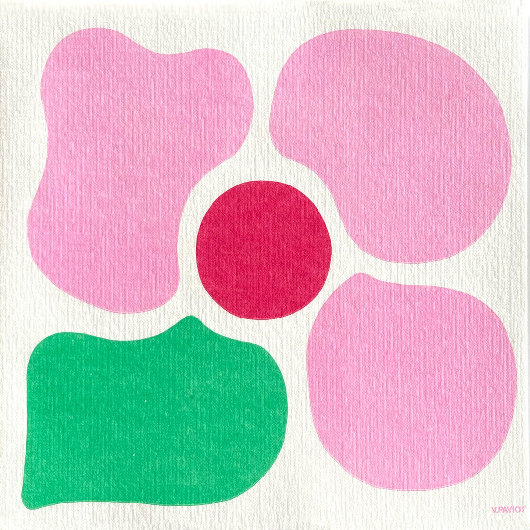 FLEUR POP ROSE - COCKTAIL NAPKIN