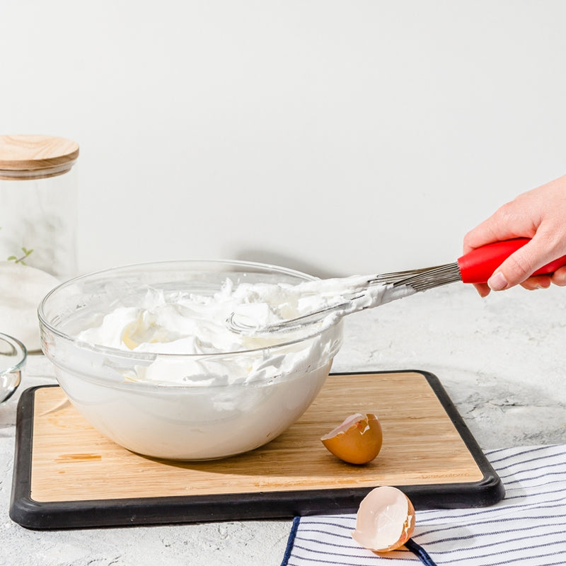 MINI FLISK FOLD FLAT BALLOON WHISK "RED"