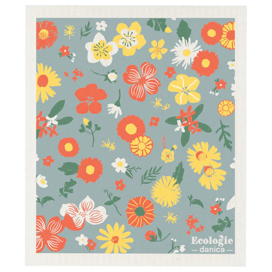 FLOWERS OF THE MONTH SWEDISH DISH CLOTH