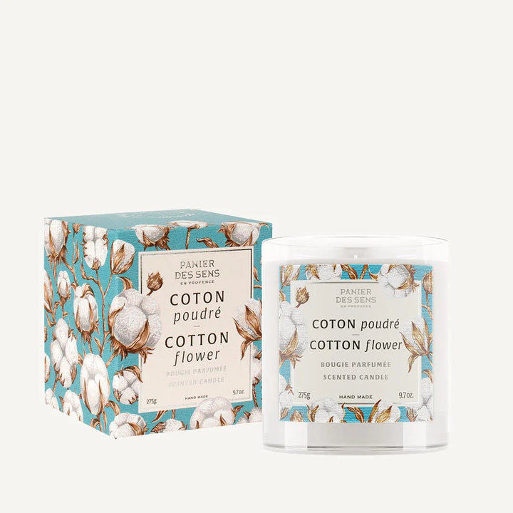 SCENTED VEGAN CANDLE "COTTON FLOWER" 275G