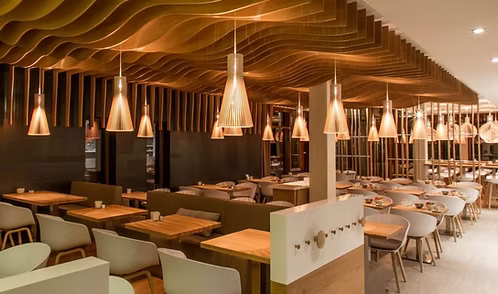 FLUTE PENDANT LIGHT A "NATURAL"