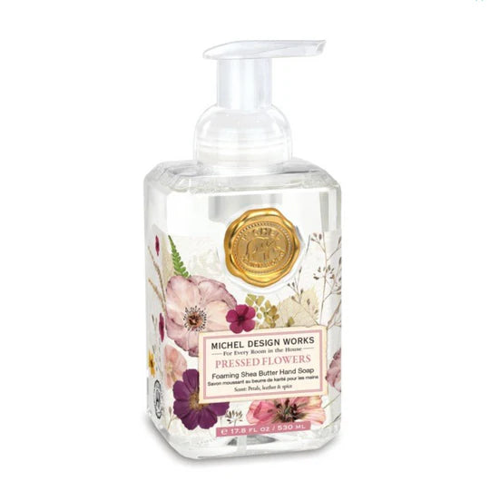 Collation Design SAVON MOUSSANT POUR LES MAINS FLEURS PRESSÉES – Gdaoust.com