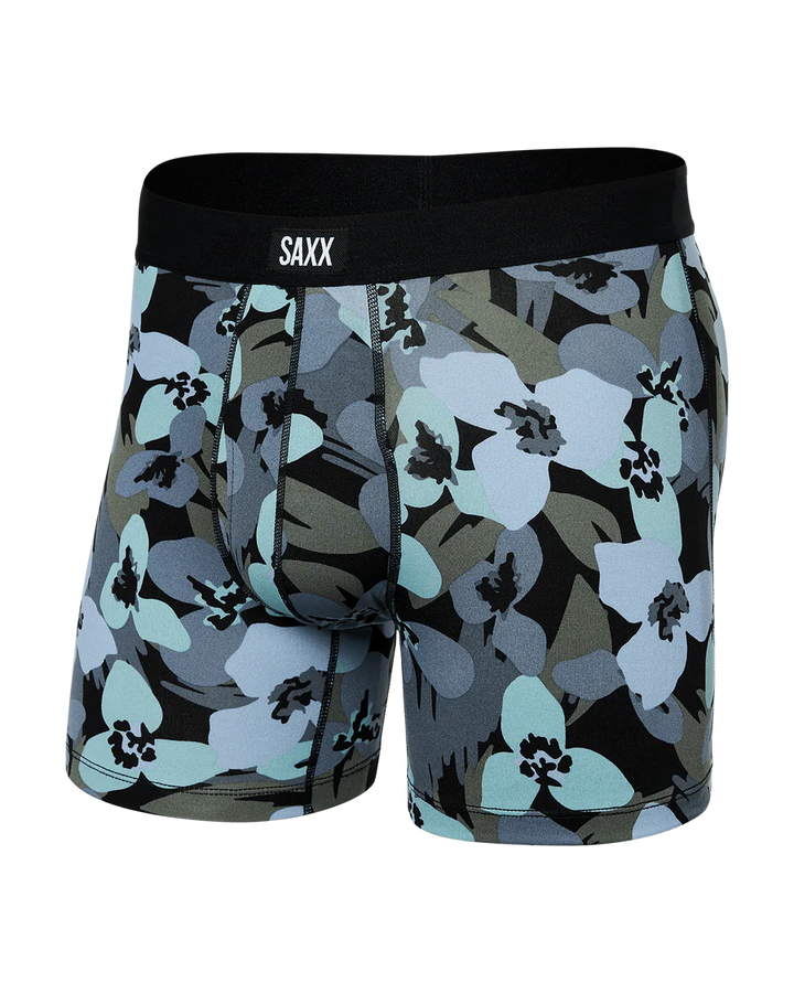 DAYTRIPPER BOXER BRIEF 5" "CAMO FLOWERS - BLUE FOG"