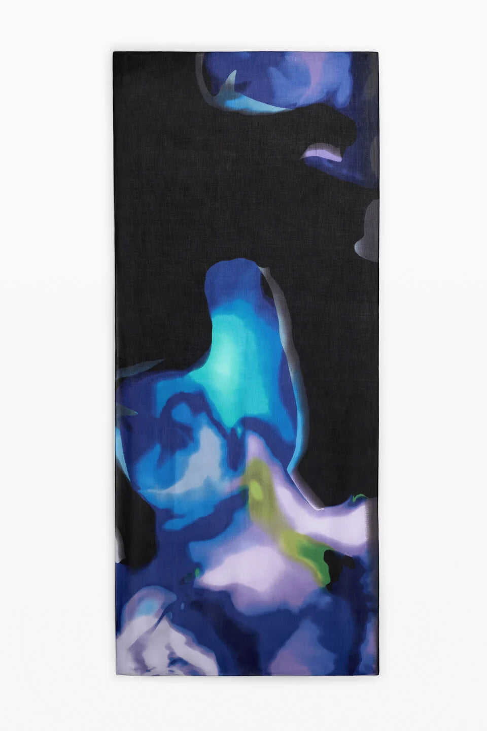 RECTANGULAR GRADIENT FOULARD "BLUE"