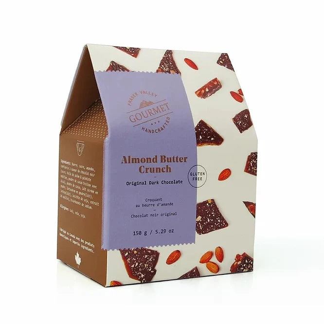 FRASER VALLEY ABC TOFFEE ORIGINAL DARK  CHOCOLATE 100g