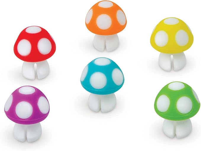 FRED & FRIENDS TINY TOADSTOOLS - DRINK CHARMS - 6