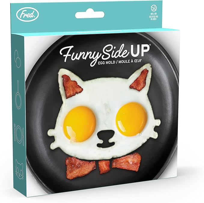 FRED & FRIENDS FUNNY SIDE UP-CAT - EGG MOLD
