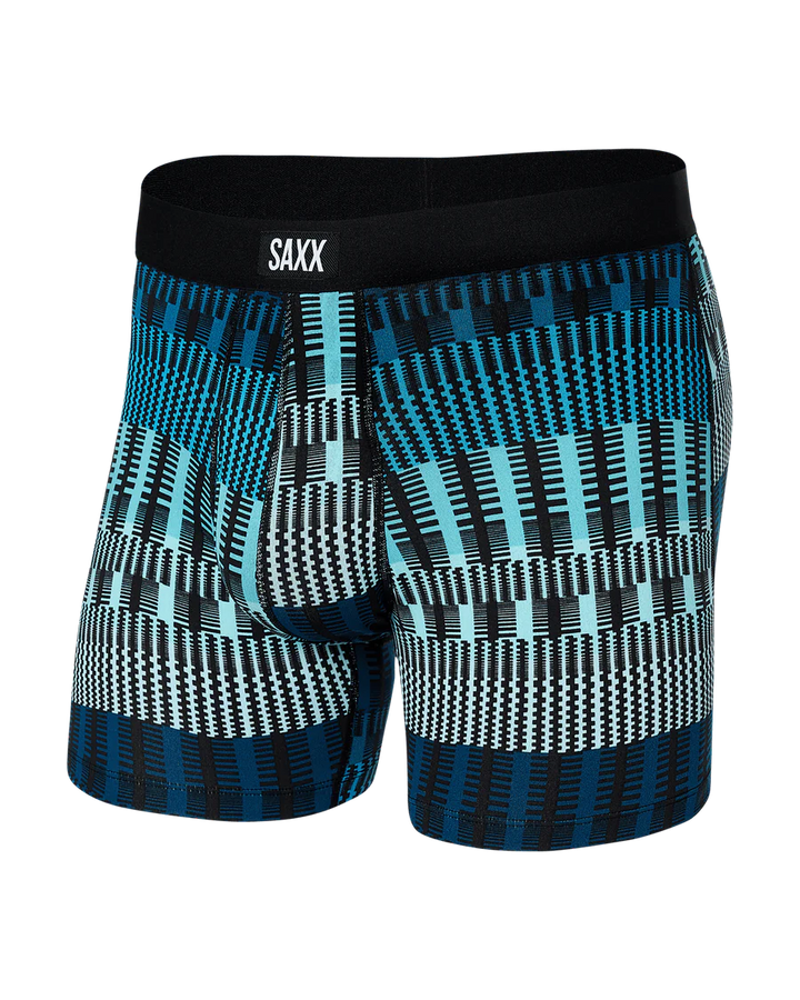 DAYTRIPPER BOXER BRIEF 5" "FREQUENCY STRIPE - TEAL"