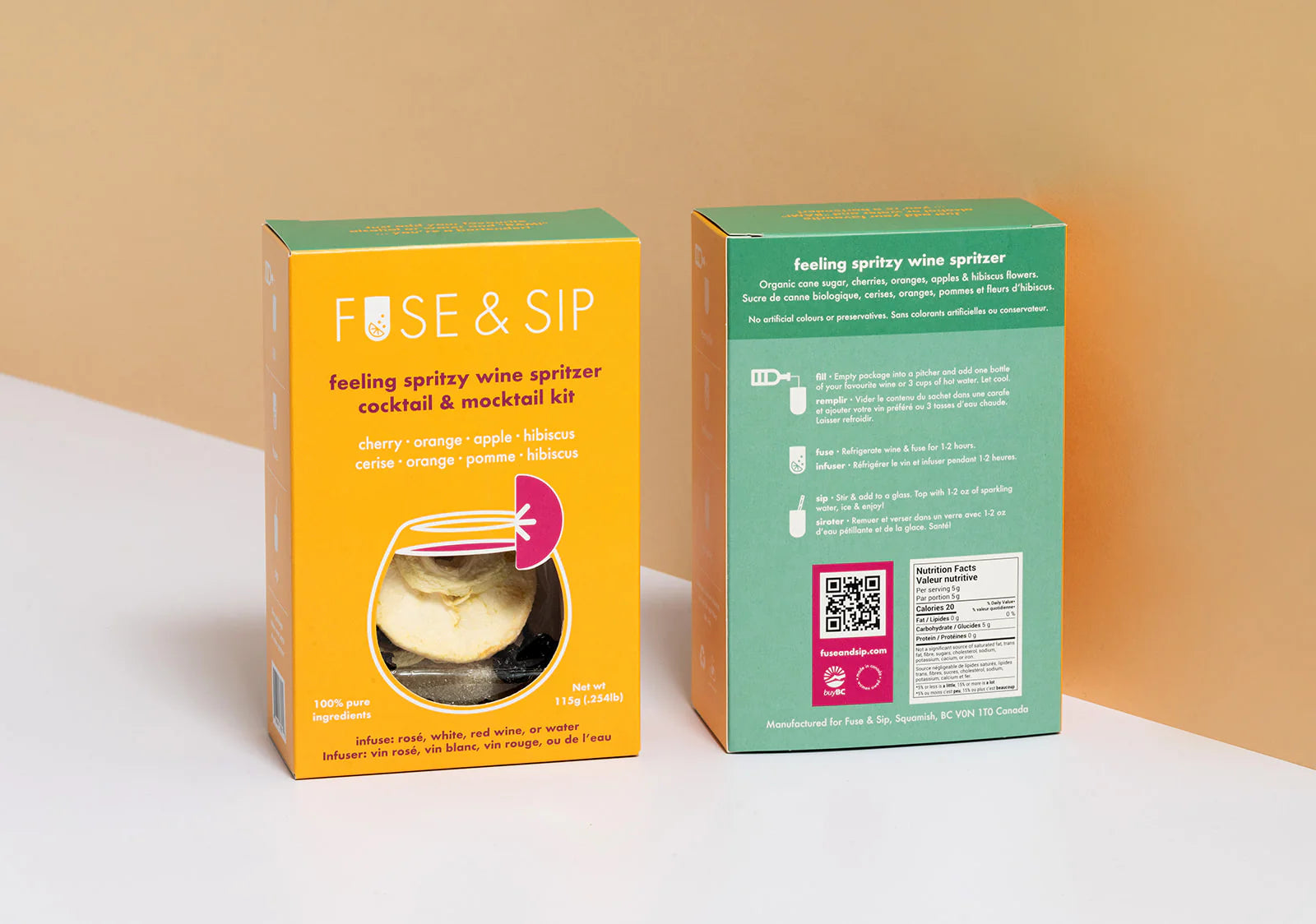FUSE & SIP FEELING SPRITZY WINE SPRITZER COCKTAIL & MOCKTAIL KIT