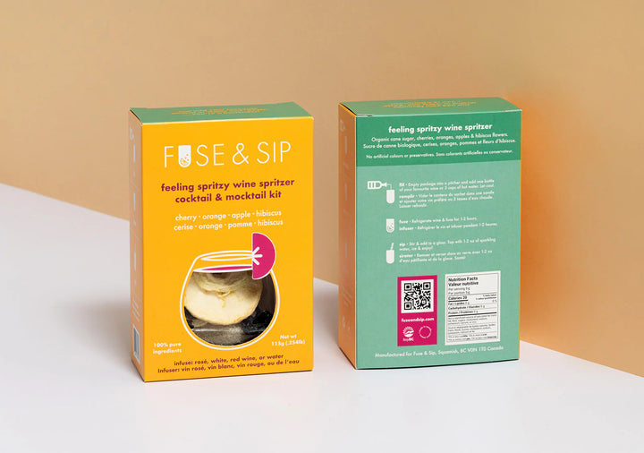 FUSE & SIP FEELING SPRITZY WINE SPRITZER COCKTAIL & MOCKTAIL KIT
