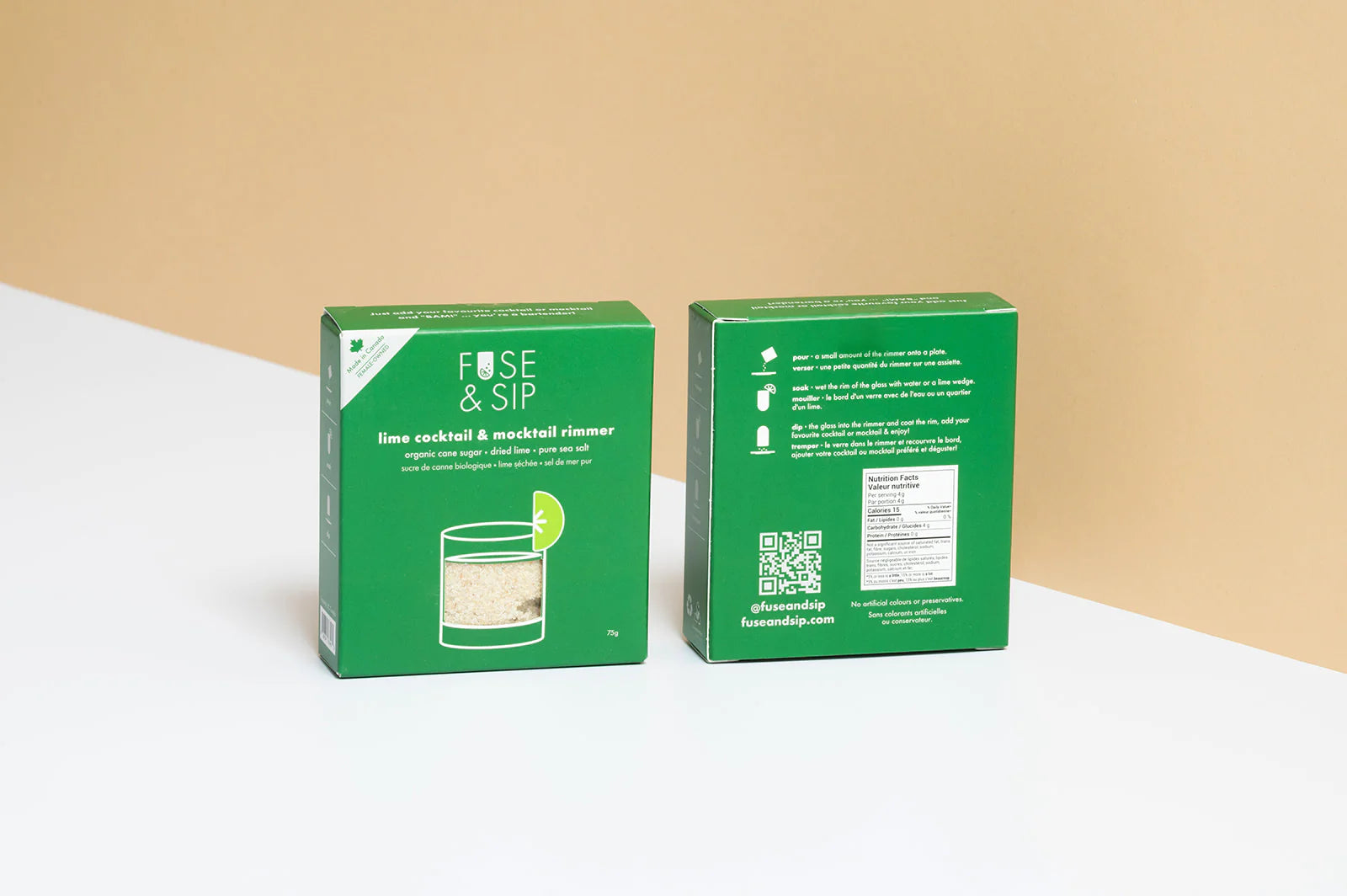 FUSE & SIP LIME COCKTAIL & MOCKTAIL RIMMER - 75g