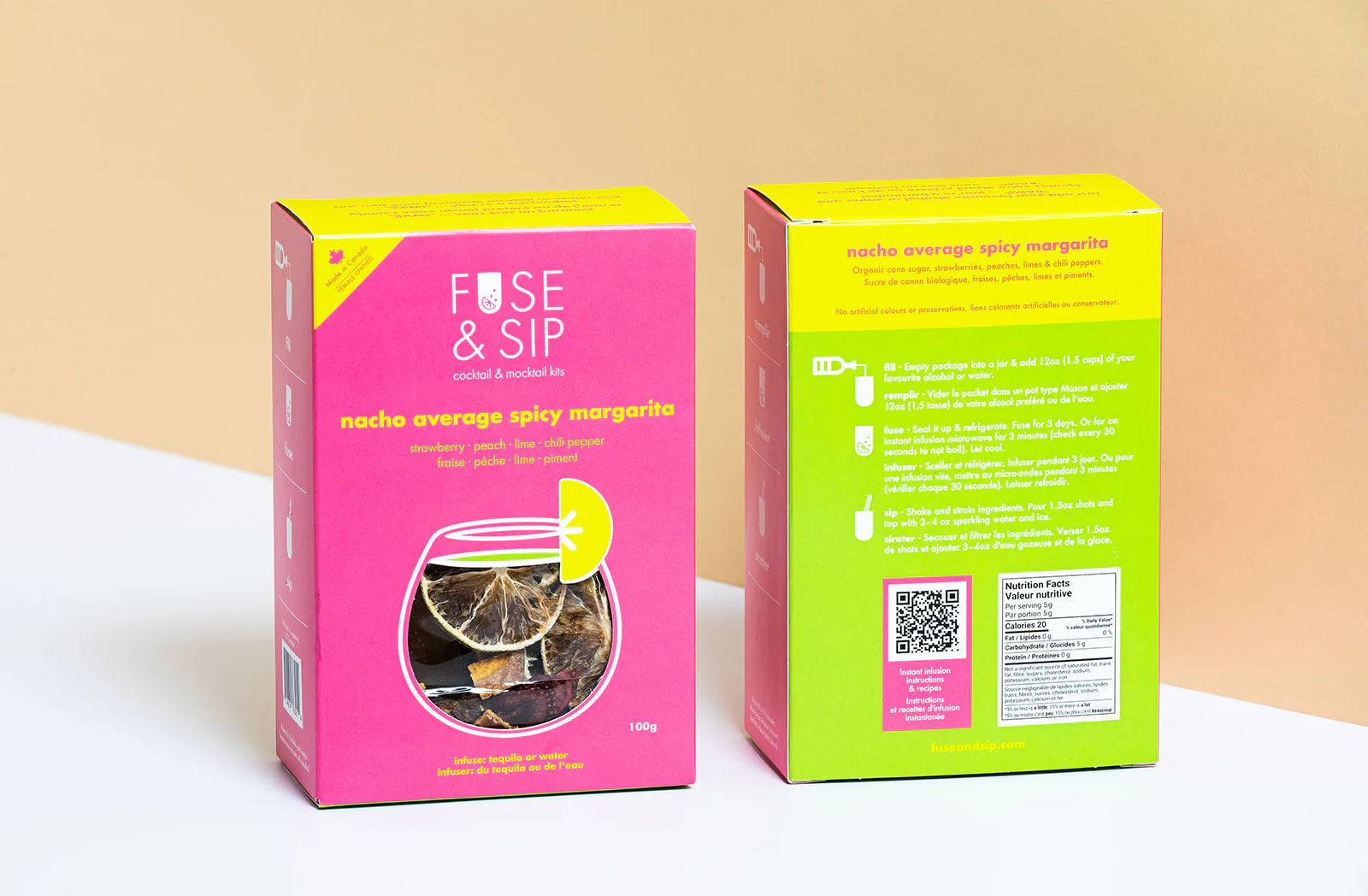 FUSE & SIP NACHO AVERAGE SPICY MARGARITA COCKTAIL & MOCKTAIL KIT - 100g